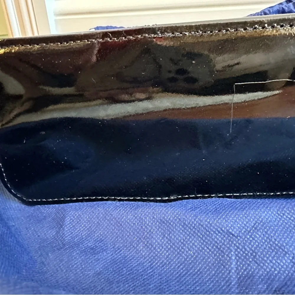 Dooney & Bourke Black Patent Leather Crossbody Bag